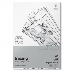 WINSOR & NEWTON TRACING PAD 70G A4 40ARK