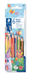 STAEDTLER NORIS CLUB TREKANTFÄRGPENNOR JUMBO 6-SET