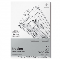 WINSOR & NEWTON TRACING PAD 70G A3 40ARK